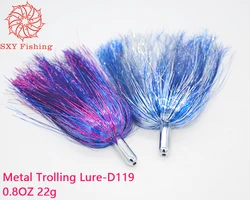 SXY FISHING D119 Metal copper head Bait Trolling Bait Deep sea bait metal bait