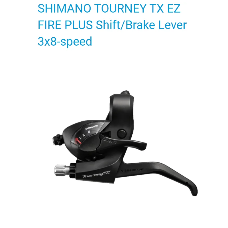 SHIMANO TOURNEY ST-TX800 EZ FIRE PLUS Shift/Brake Lever 3x8 Speed TX800 24s MTB Mountain Bike Bicycle