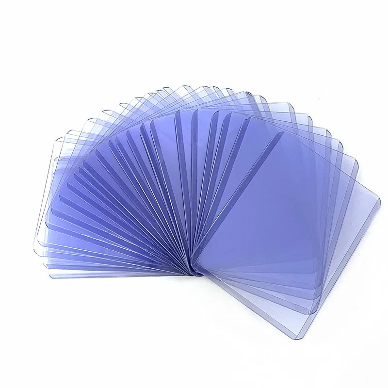 

25/50/100pcs Holder Toploaders And Clear Sleeves For Collectible Trading Basketball Sports Cards 35pt Rigid Plastic