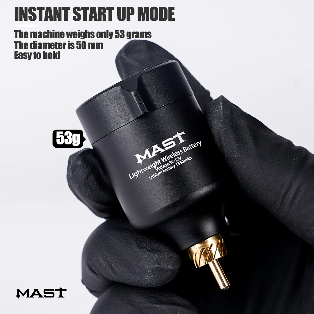 Mast Flip Pro Wireless Tattoo Machine Battery Set 2.6/2.9