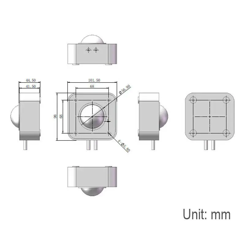 USB e LED Iluminado Mouse para Arcade Game, RAC Trackball, Trackball, Conector USB