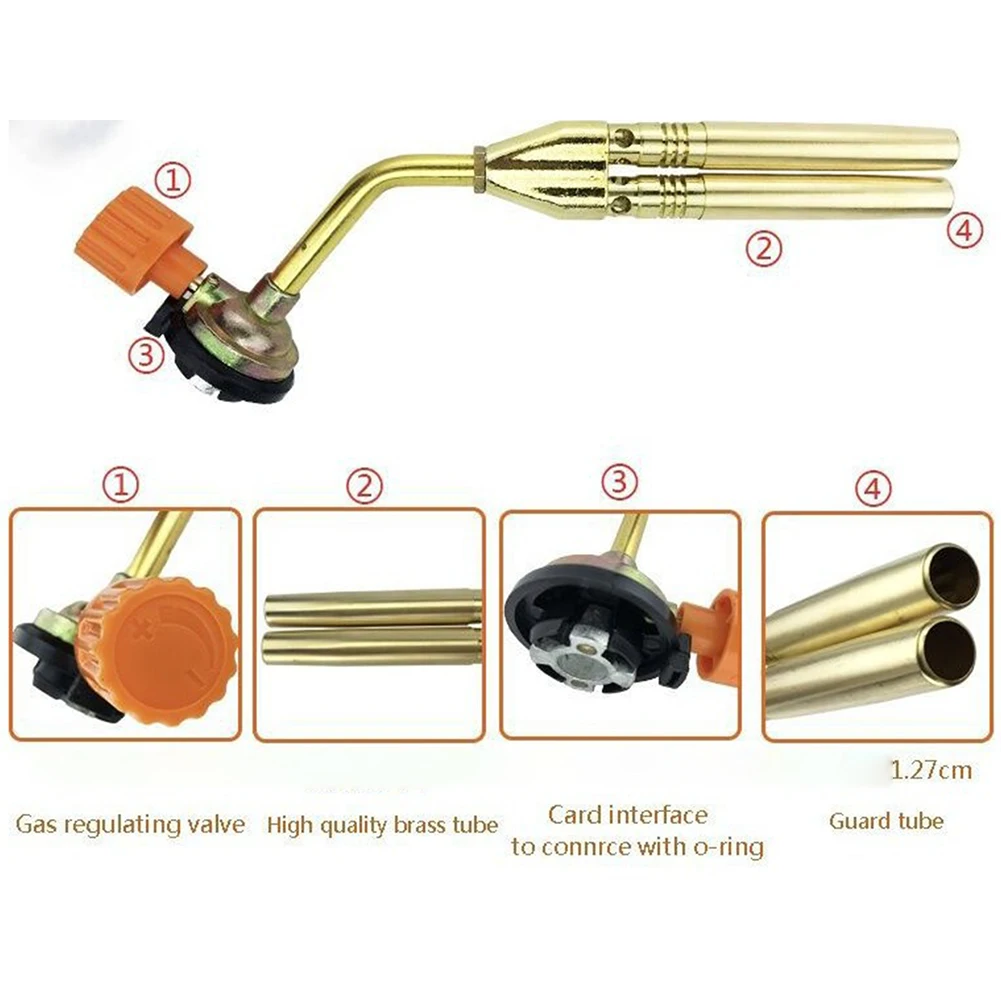 Air Conditioner Copper Tube Refrigerator Aluminum Tube Welding Gas Gun Cassette Lighter Outdoor Barbecue Tool