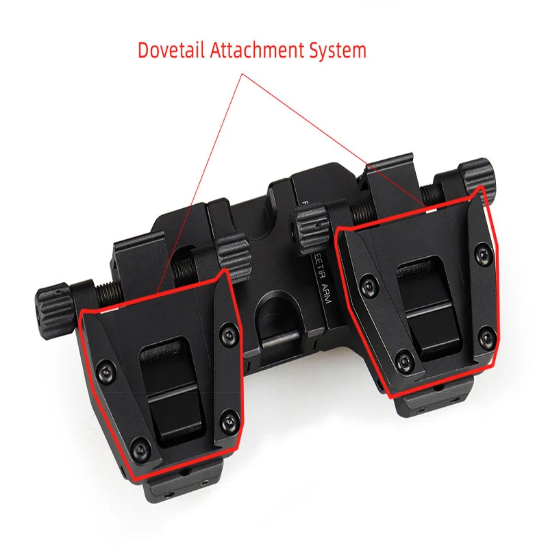 Imagem -05 - Visão Noturna Tático Adaptador de Montagem Ajustável Pvs14 Binocular Ponte Adaptador l4 G24 Titular Capacete Montagem Rápida