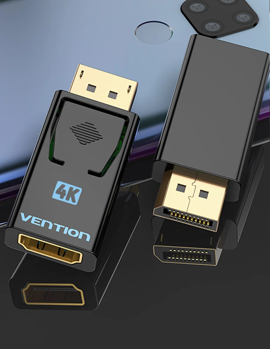 Tions DisplayPort zu HDMI Adapter 4K Männlichen DP auf HDMI Buchse Video Audio Converter für PC Laptop Projektor DisplayPort zu HDMI – Detail 19