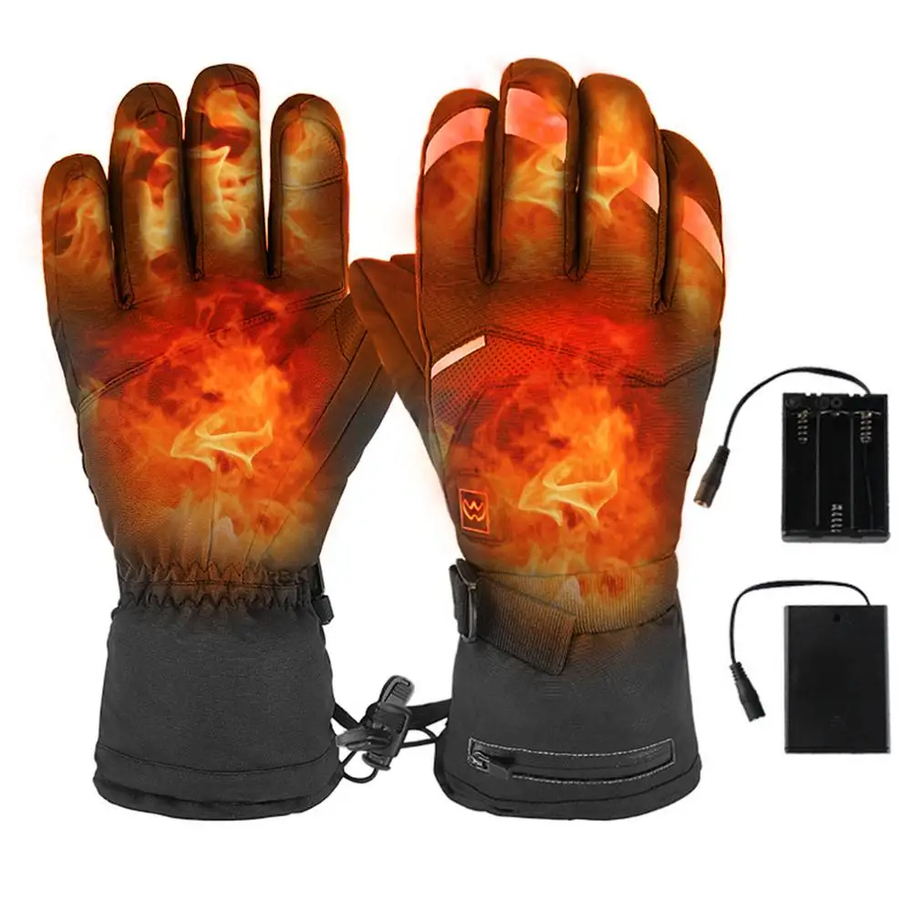 

Waterproof Motorcycle Cycling Heated Gloves Touch Screen Electric Riding Supplies For Winter Heating USB Hand Warmer