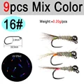 9 piezas de tamaño mixto 16