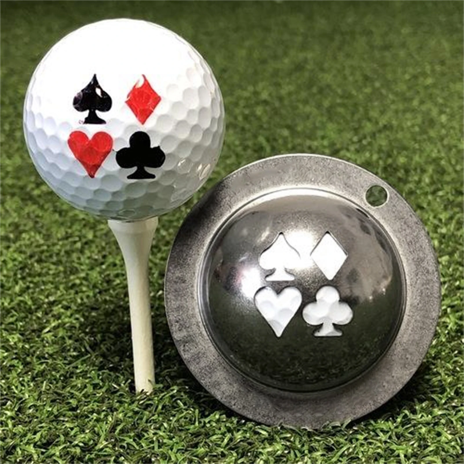 Golf Ball Liner Golf Ball Drawing Alignment Stencils Stainless Steel Marking Tool For Outdoor Golf Sports