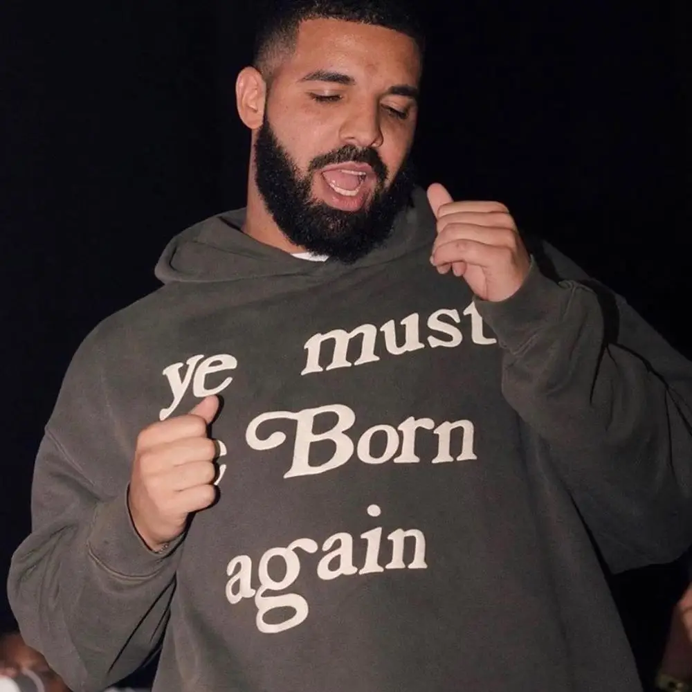 CPFM Hoodies Men Women High Quality CPFM Sweatshirts ye Must be Born again Logo   Print Drake Kanye West Hoodie Pullovers