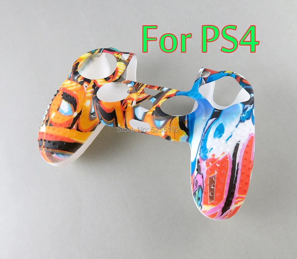 

60pcs For PS4 Pro Slim Gamepad Soft Silicone Gel Rubber Case Cover For SONY Playstation 4 PS4 Controller Protection Case