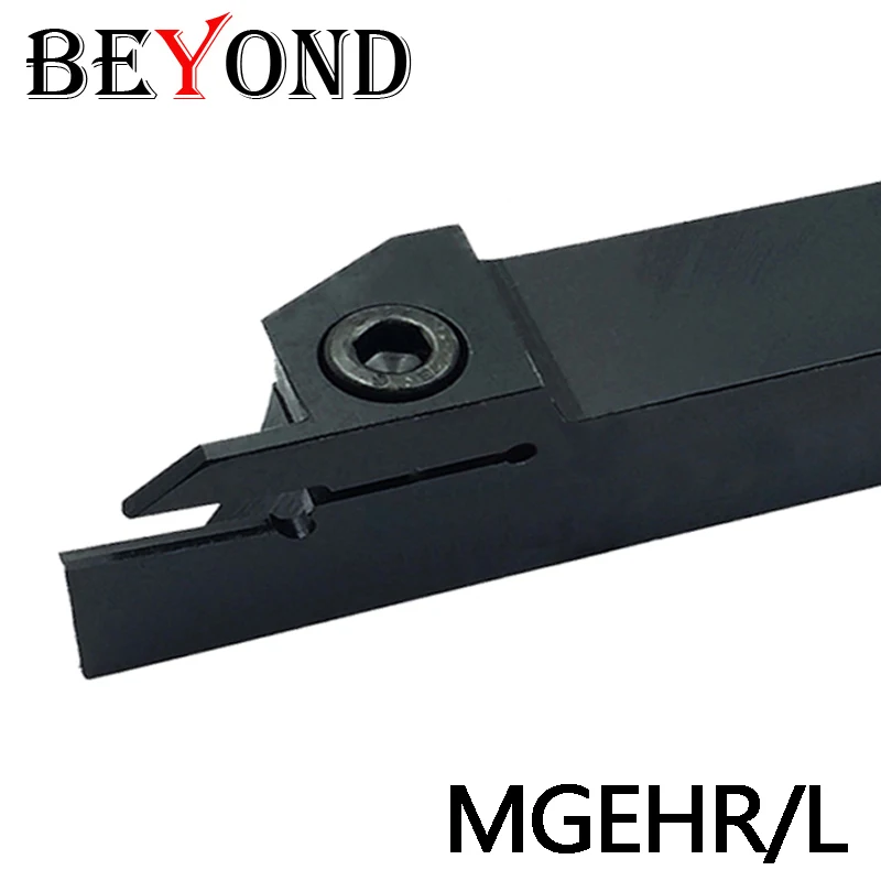 BEYOND MGEHR MGEHR1010 MGEHR1212 MGEHR1616 MGEHR2020 External Grooving Tool Holder Carbide Lathe Boring Bar 1.5/2/2.5/3/4mm