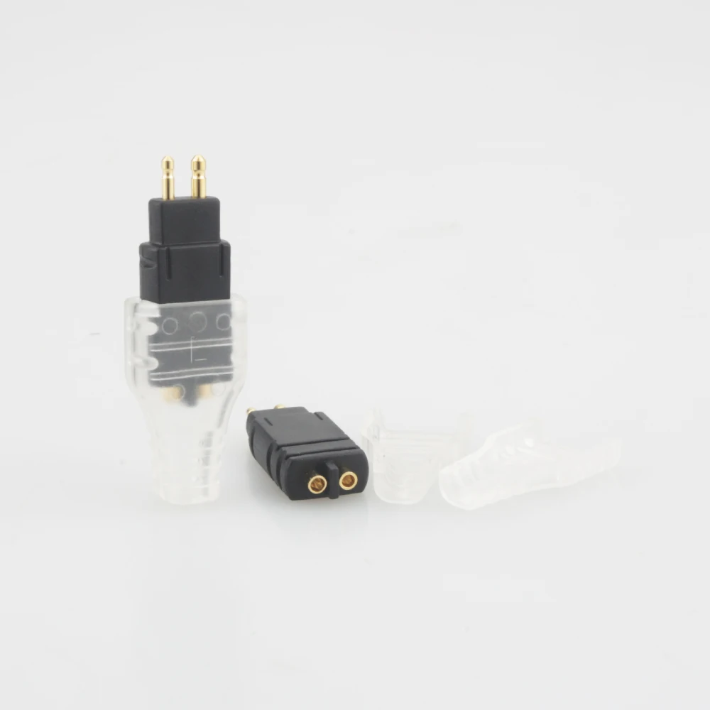 Transparent Vergoldet Aktualisiert adapter für HD580 HD600 HD650 Kopfhörer Headset für diy kopfhörer upgrate kabel