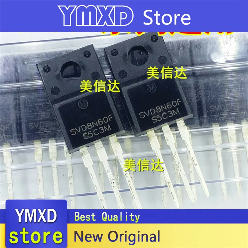 

10pcs/lot New Original SVD8N60F SVF8N60F 8 N60 A600V TO220F field-effect Tube Triode In Stock