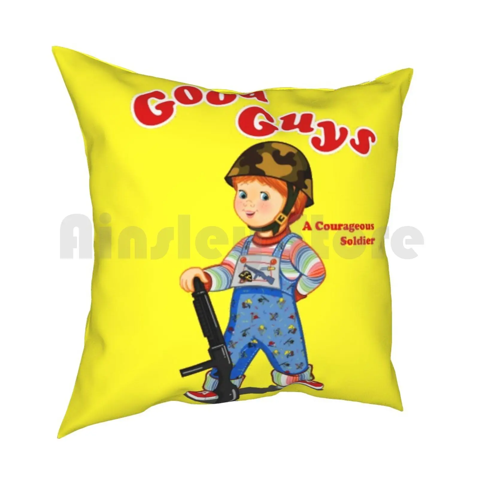 Good Guys-Soldier Pillow Case Printed Home Soft DIY Pillow cover Good Guys Good Guy Doll Childs Play Chucky Friend Good Guy