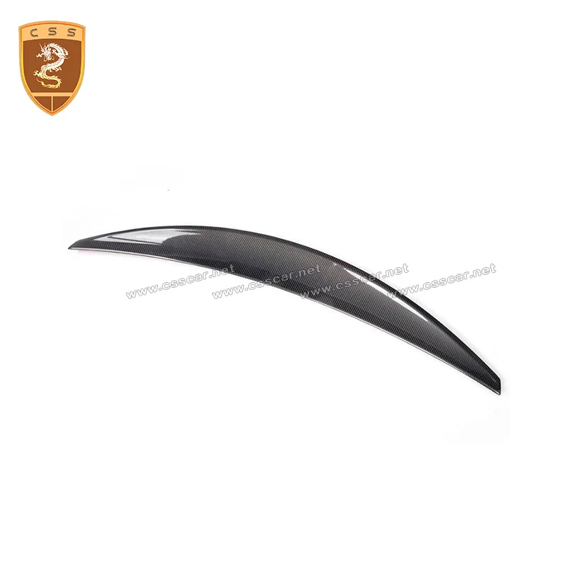 Fit for Maserati GranTurismo GranCabrio GC 12-13 Dry Carbon Fiber rear spoiler wings Car body kit GT GTS GC add-on style 00404