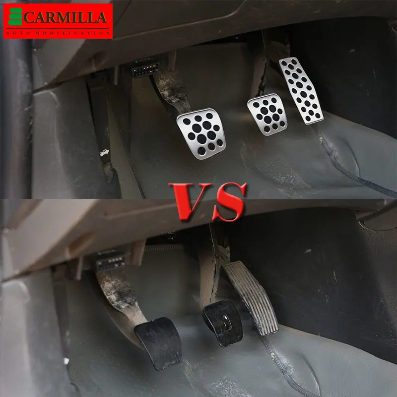 Carmilla AT MT Car Pedal Protector for Chevrolet Malibu MK8 2012 - 2018 Malibu XL 2016 - 2018 Gas Brake Cluth Pedals Cover Parts