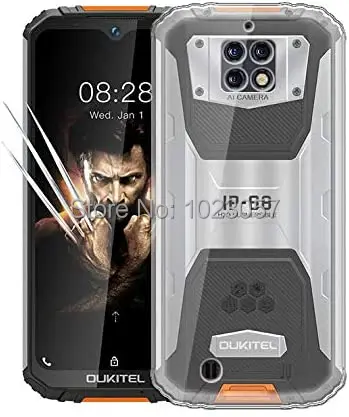 3-in-1 Case + Camera Tempered Glass On For Oukitel WP6 ScreenProtector Glass For Oukitel WP6 3D Glass