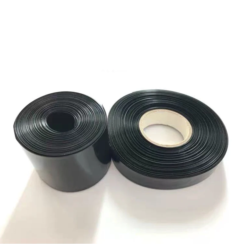 1KG PVC Heat Shrink Tube Black Shrinkable Cable Sleeve For 18650 Lithium Battery Pack Insulating Sleeve Shrink Tube Many Sizes