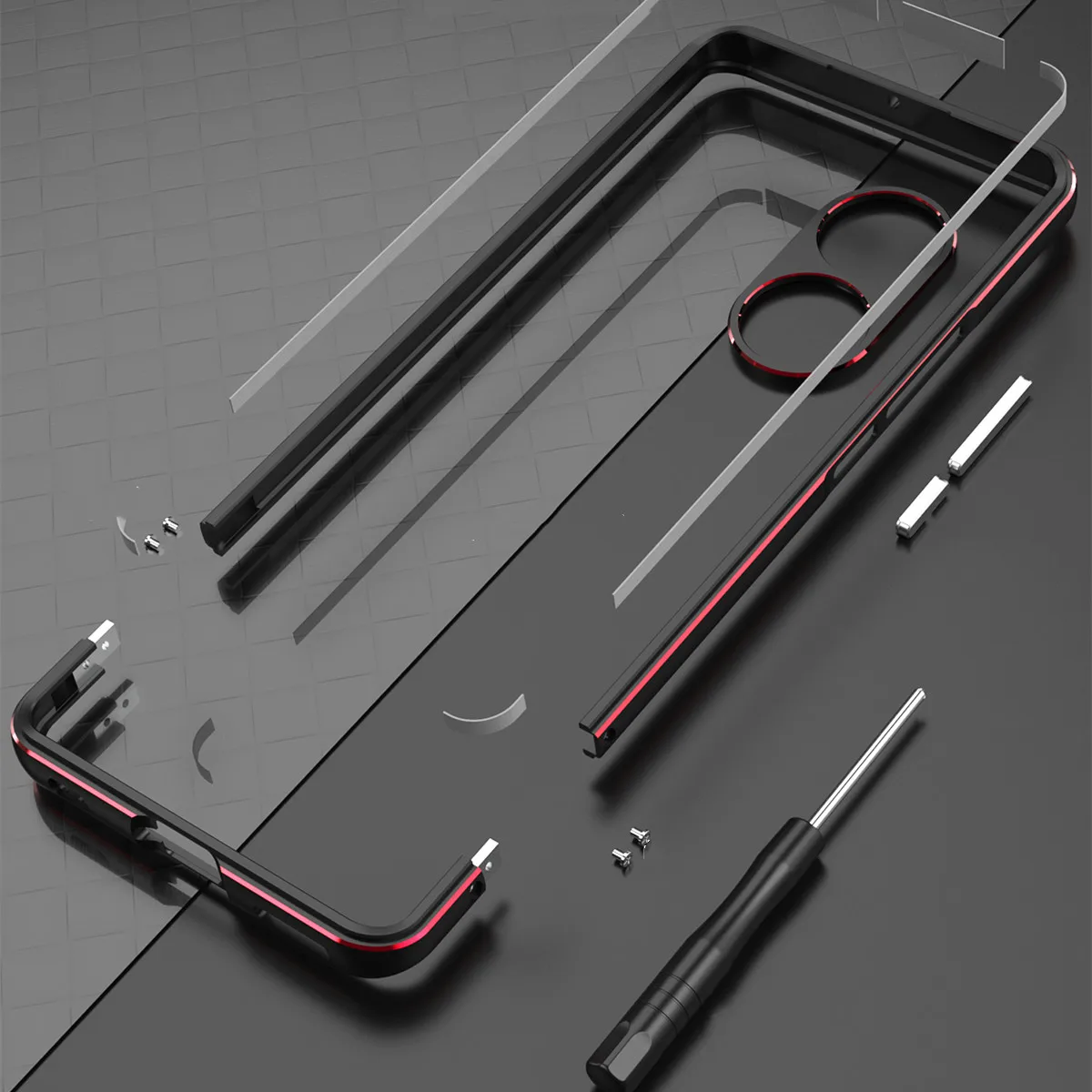 Bumper Case For Honor 50 Huawei Aluminum metal Frame Cover case+carmera Protector
