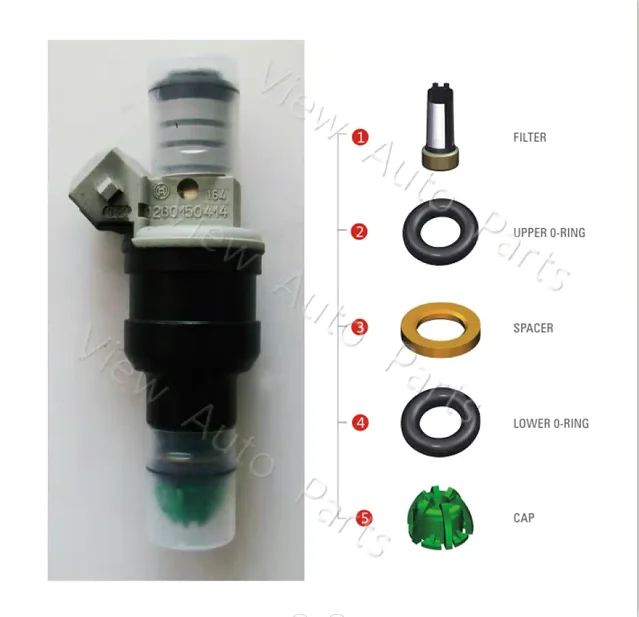 

50 Set for BMW 2.0 E36 320i E34 520i 0280150414 Fuel Injector Repair Kit including Filter Removal Tool VD-RK-0104