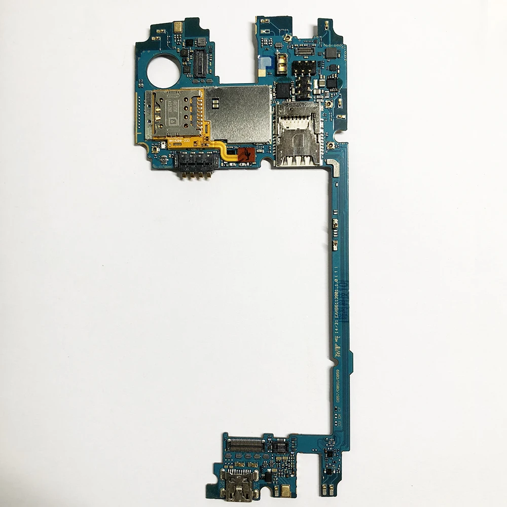 for LG G3 D858  Motherboard work D856 D857 32GB Logic Board ested Original unlocked Motherboard with Android System Dual simcard