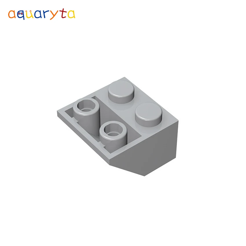 Aquaryta 30pcs Building Blocks Part Plastic Plates Slope Anti-bevel Brick 2x2 Dots Compatible with 3660 DIY Education Toys Gift