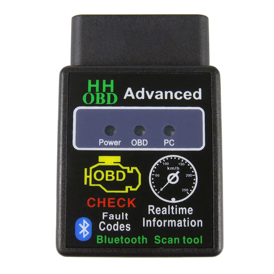 Bluetooth OBDII Elm327 OBD2 Scanner ELM 327 V1.5 Car Diagnostic Tools For Android ELM-327 Bluetooth OBD 2 Code Readers Scan.