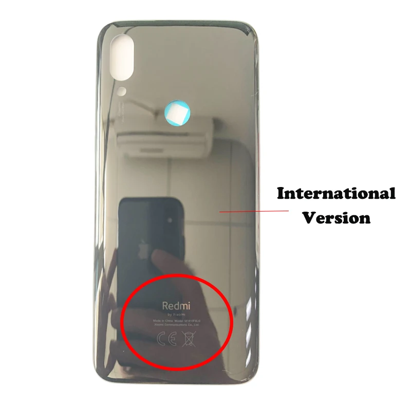 Glass Rear Housing Cover For Redmi 7 Back Door Replacement Battery Case For redmi 7 Glass Battery Cover