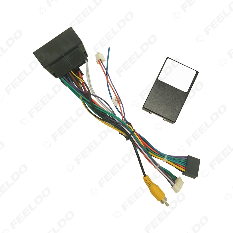 Feel do سيارة 16pin الصوت الأسلاك تسخير لشيري أريزو EX/GX/5X 2019 ما بعد البيع ستيريو تركيب سلك محول #5