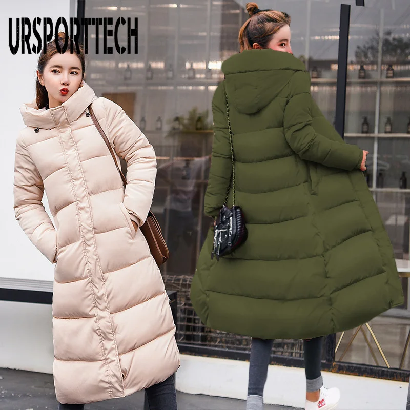 High Quality Long Winter Jacket and Coat for Women Hooded Long Parka Mujer Women Elegant Casaco Feminino Parka Outwear Invierno