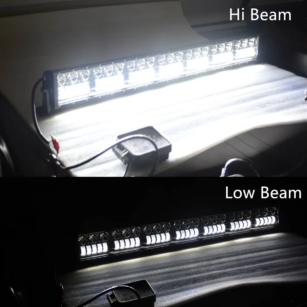 LED Bar Light Off Road 385W 12V 24V Hi Low Beam Led Work Lamp Driving Fog for Niva lada 4x4 Truck ATV Accessories 35