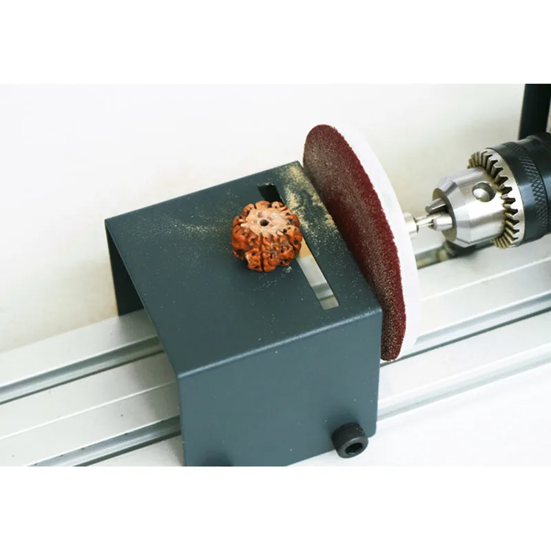 Perline in miniatura piccolo tornio lucidatura e taglio perline mini tornio per la lavorazione del legno fai-da-te