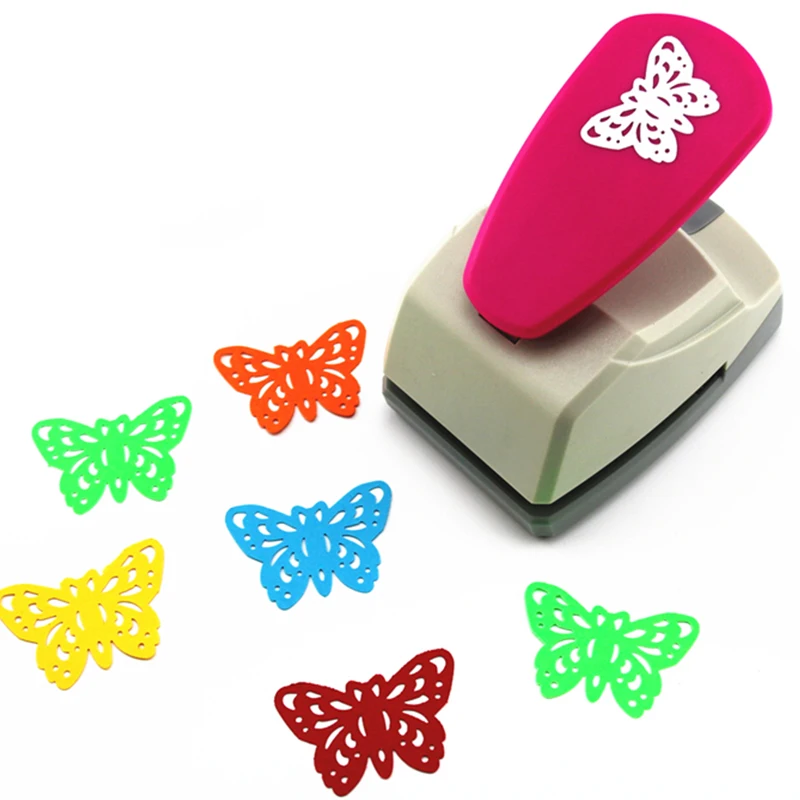 4.3-4.8cm Huge Butterfly Heart  DIY Craft Punch Paper Cutter Scrapbooking Punches Embossing Embossing Border School Supplies