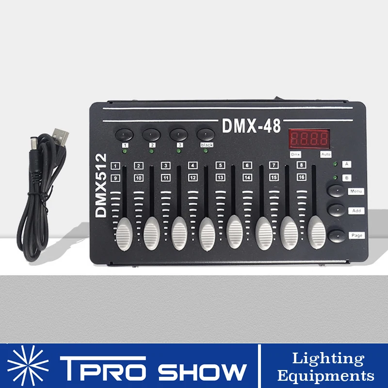 

DMX Controller Mini DJ Lights Console Control Dmx 512 Stage Light Laser Projector Moving Head Fireworks Machine Fogger Equipment