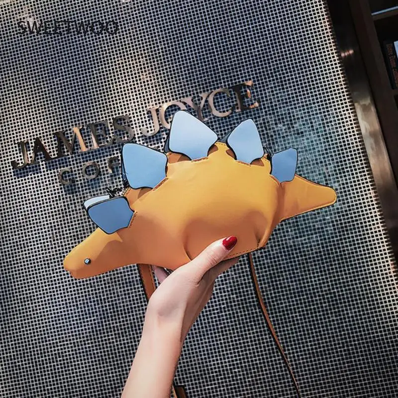 Creative Chameleon Cartoon Handbags Flap 3D Funny Dinosaur Animal Messenger Bag Panelled Shoulder Crossbody Bags for Women 2021