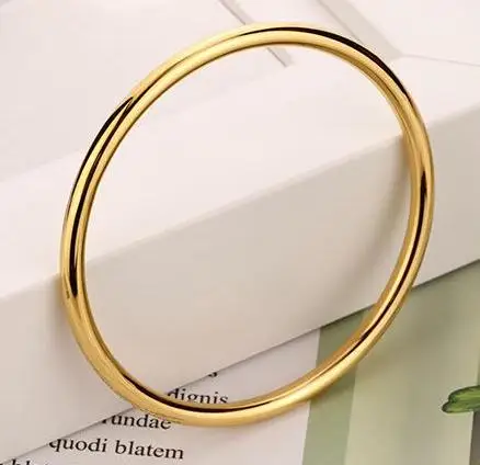 SOMMAR Hot Sale stainless_steel color charms bangle Simple Heritage Gold/Rose Gold Wedding Bracelet Jewelry European Style