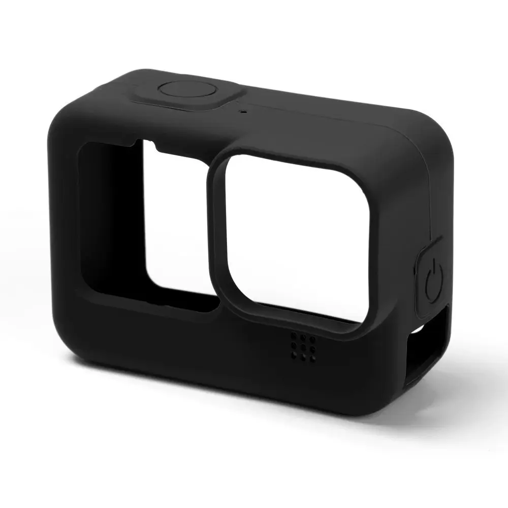 Scratchproof Anti-drop Accessories Flip Battery Side Cover Removable Lid Silicone Case Lens Cap For GoPro Hero 12/11/10/9 Black