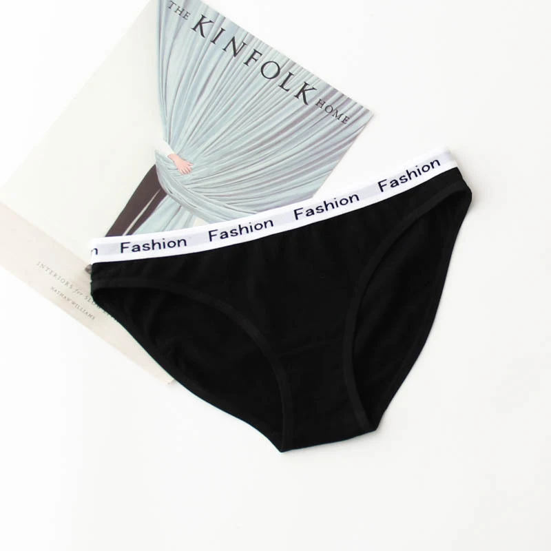 3Pcs Cotton Panties Female Underpants Fashion Women Briefs Underwear Sports Plus Size Lingerie Women\'s Intimates BANNIROU