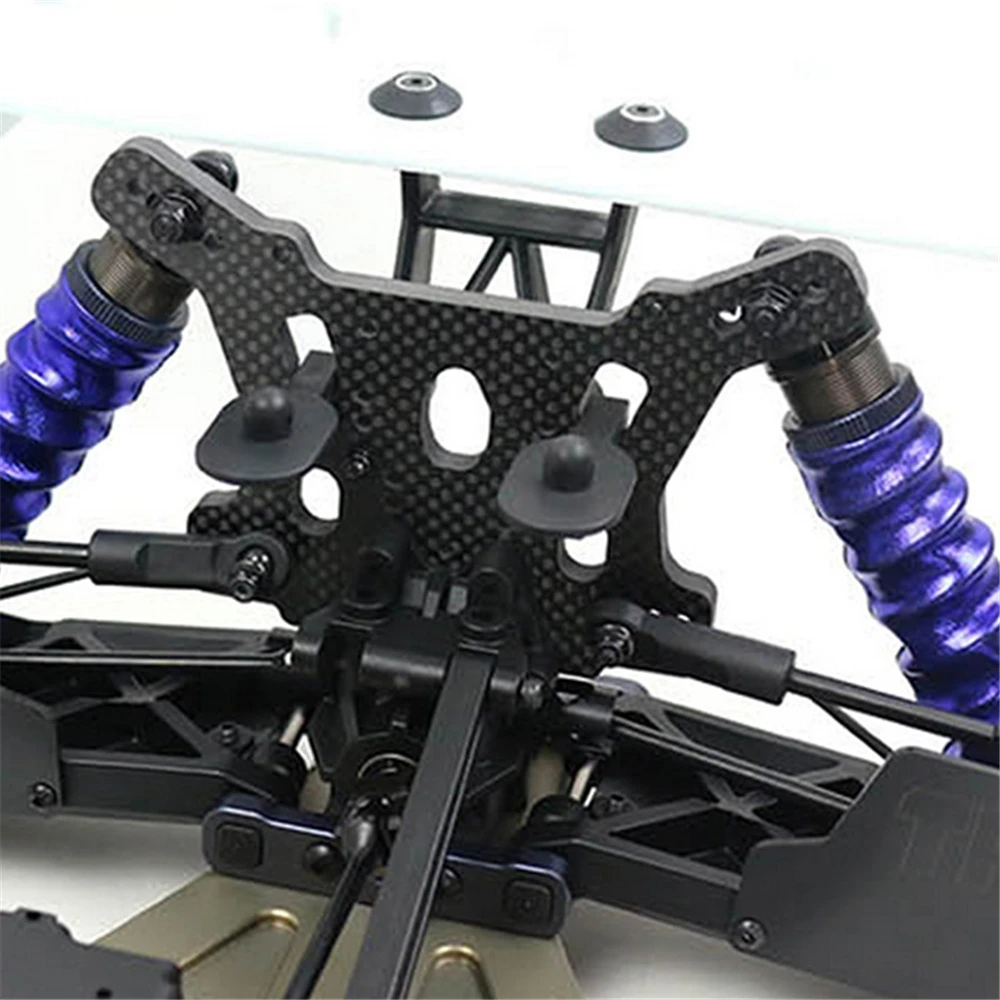 Carbon Fiber Shock Absorber Bracket Front Rear Shock Tower Mount for TEKNO ET48 2.0 RC Car Parts