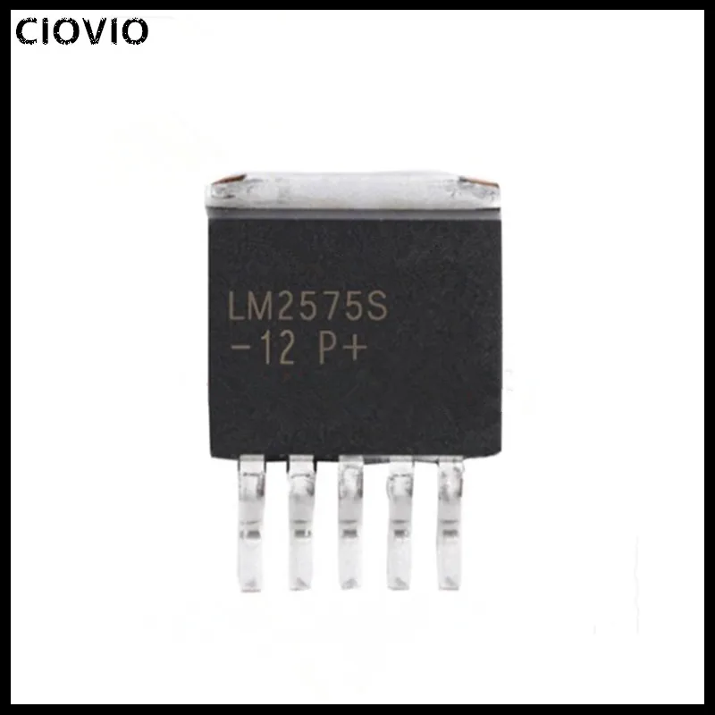 

CIOVIO 10 PCS new LM2575SX-12/NOPB LM2575S-12 TO-263-5 LM2575