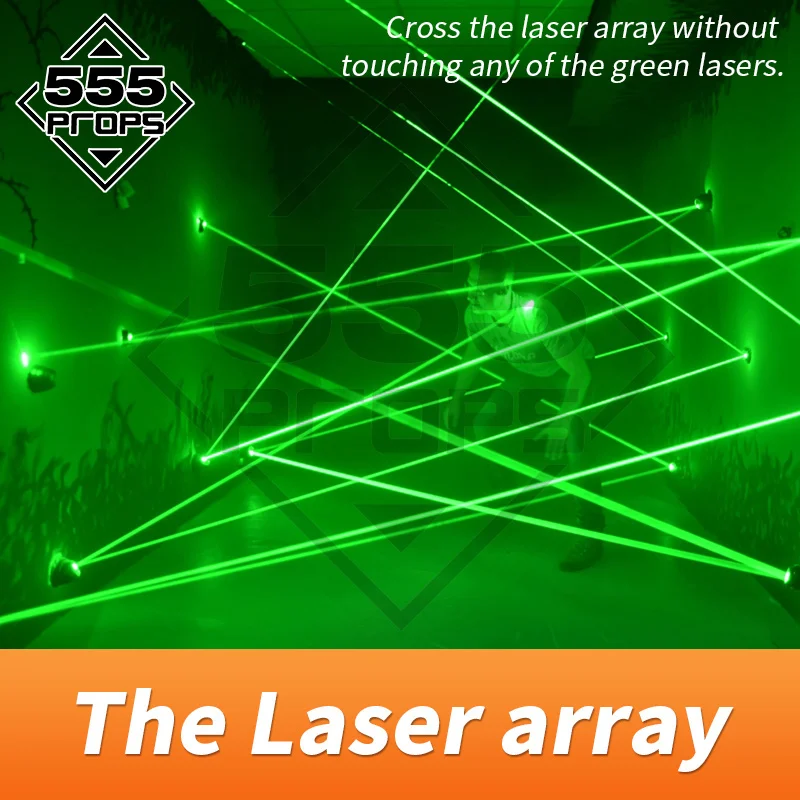 Laser array for escape room green laser maze room escape props custom props for escape game