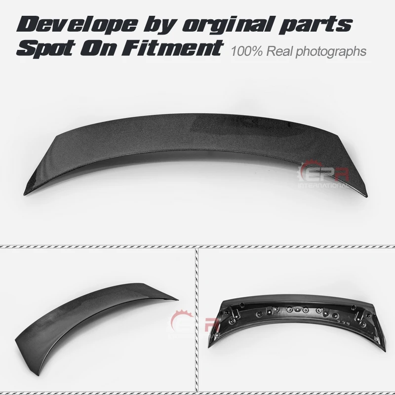 

Carbon Wing Lip For Kia Stinger OE Style Carbon Fiber Rear Spoiler Body Kit Tuning Trim For Kia Stinger Racing Part