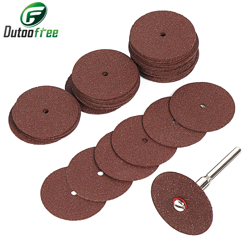 37PCS Power Tool Dremel Accesories Abrasive Cutting Discs Cut Off Wheels Disc for Dremel Rotary Tools Electric Metal Wood Cut