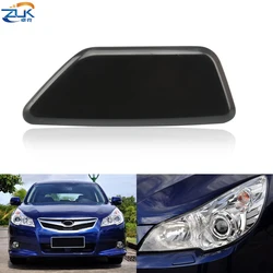 ZUK Front Headlight Washer Nozzle Cover For Subaru Legacy V BM BR 2009-2014 XV 2012-2014 Headlamp Water Spray Jet Cap Unpainted