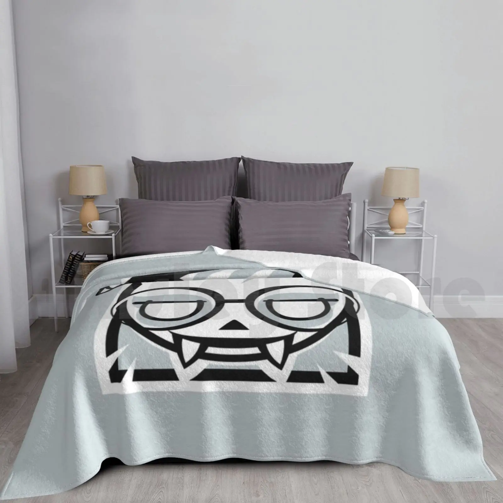 

Rainbow Dokkaebi 707th Smb Blanket For Sofa Bed Travel Rainbow Video Game Special Forces Counter Terrorism