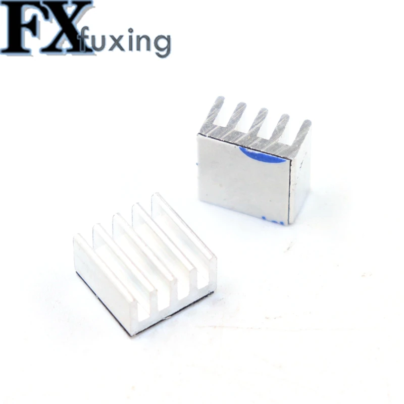 10PCS 9*9*5 8.8*8.8*5 mm Computer Cooler Radiator Aluminum Heatsink Heat sink for Electronic Chip Heat Cooling Pads With 3M Glue