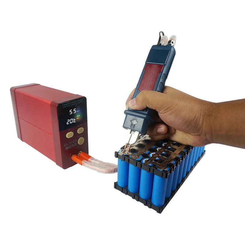 801D Storage Capacity Spot Welding machine 12KW Battery Welder Spot Welder 0.2mm Pure Nickel welding 0.1-0.3mm 1800A