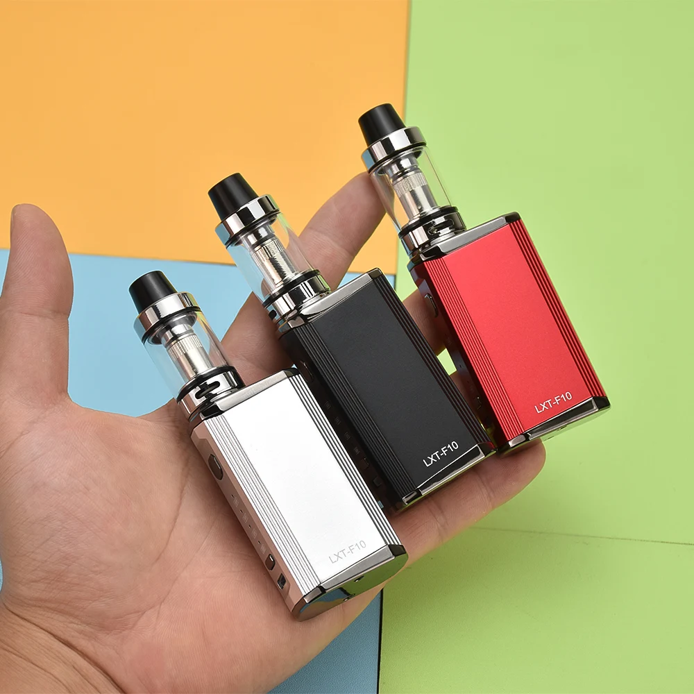 80W Vape kit Electronic Cigarettes Vaporizer Mech Box Mod 1800mah Vaping Starter Kits 510 Thread  Metal 80w mini mods