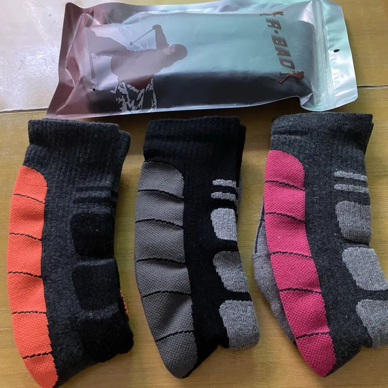 1 Pair Merino Wool Thermal Socks Men Women Winter Long Warm Compression Socks For Ski Hiking Snowboarding Climbing Sports Socks