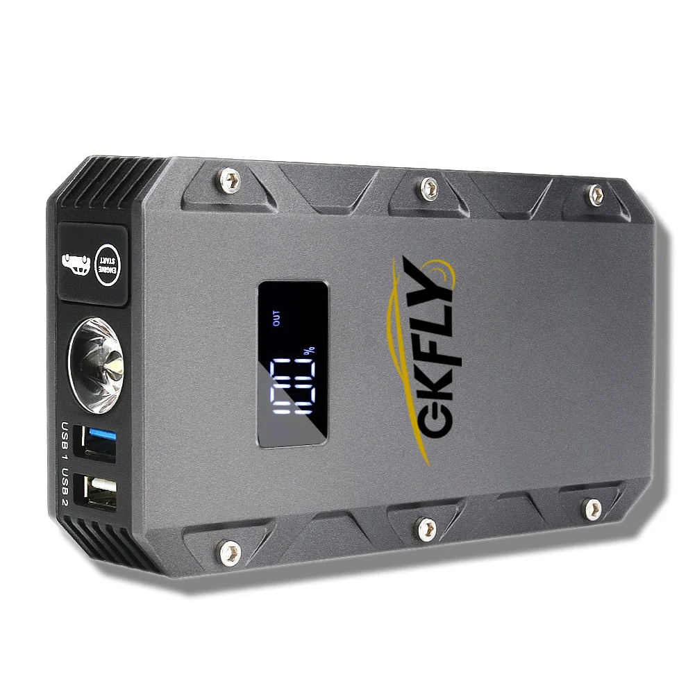 GKFLY 3000A 5000A 9000A Auto Starthilfe Power Bank Tragbare 12V Start Gerät Power Auto Batterie Booster Buster für 10,0 L 8,0 L – Detail 18