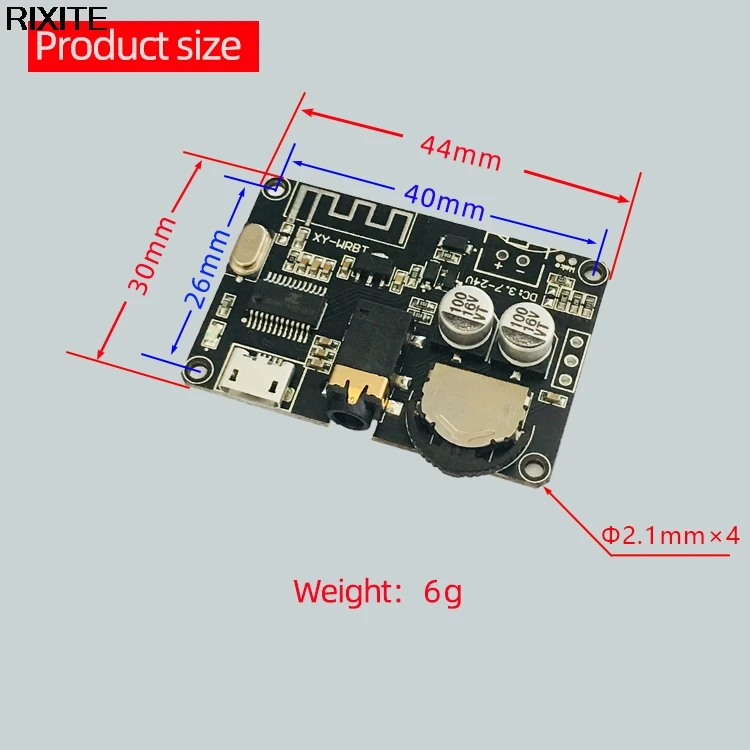 Placa receptora de Audio Bluetooth 5,0, placa decodificadora mp3 sin pérdidas, módulo de música estéreo inalámbrico, altavoces inalámbricos XY-WRBT